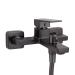 Змішувач для ванни Gemini (з душовим гарнітуром) Gunmetal Black PVD Qtap