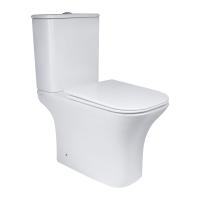 Унітаз Presto Quadro підлоговий Rimless White Qtap