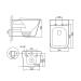 Унітаз підвісний Tern Ultra Quiet сидіння Slim Duroplast/Soft-close/Quick relase 525x345x360 мм WHITE Qtap