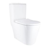 Унітаз-моноблок підлоговий Swan Ultra Quiet WHITE Qtap