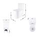 Унітаз-моноблок підлоговий Swan Ultra Quiet WHITE Qtap