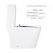 Унітаз-моноблок підлоговий Swan Ultra Quiet WHITE Qtap