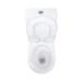 Унітаз-моноблок підлоговий Swan Ultra Quiet WHITE Qtap