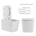 Унітаз підлоговий Tern безбачковий Ultra Quiet WHITE Qtap