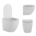 Унітаз підлоговий Robin безбачковий Ultra Quiet WHITE Qtap