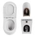 Унітаз підлоговий Robin безбачковий Ultra Quiet WHITE Qtap