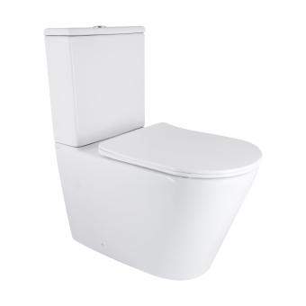 Унітаз підлоговий Vlasta Ultra Quiet WHITE Qtap