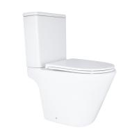 Унітаз підлоговий Dove Rimless WHITE Qtap
