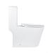 Унітаз-моноблок підлоговий Kolibri Ultra Quiet  WHITE Qtap