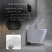 Унітаз підвісний Robin Ultra Quiet сидіння Slim Duroplast/Soft-close/Quick relase 520x365x365 мм WHITE Qtap