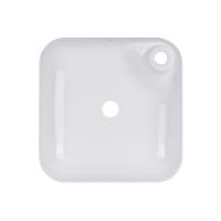 Раковина Stork накладна квадратна без донного клапана White Qtap