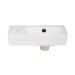 Раковина Tern підвісна прямокутна ліва без донного клапана White Qtap