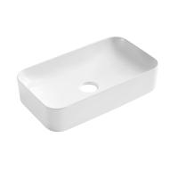 Qtap Tern раковина прямокутна накладна без донного клапана WHITE