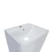 Раковина Tern підлогова моноблок без донного клапана White Qtap