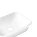 Комплект Qtap Scorpio: Раковина врізна прямокутна White + Донний клапан PU02