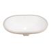 Комплект Qtap Stork: Раковина врізна овальна White + Донний клапан PU02O