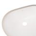 Комплект Qtap Stork: Раковина врізна овальна White + Донний клапан PU02O