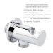 Комплект для гігієнічного душу Qtap Spring Chrome: Змішувач + Підключення з тримачем + Лійка + Шланг