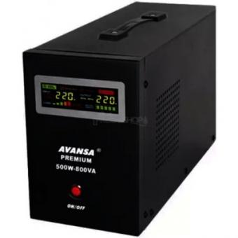 Блок безперебійного живлення Avansa Premium 500W-800VA-12VDC