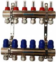 Коллектор з витратомірами GROSS 1"x3/4" 6 контурів