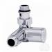 Комлект кутових кранів LARIS 1/2" - 1/2" під тен 2шт (LX-2044)