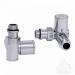 Комлект кутових кранів LARIS 1/2" - 1/2" під тен 2шт (LX-2044)