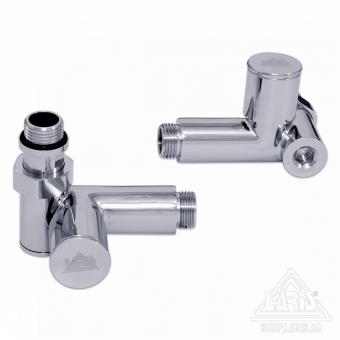 Комлект кутових кранів LARIS 1/2" - 1/2" під тен 2шт (LX-2044)