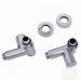Комлект кутових кранів LARIS 1/2" - 1/2" під тен 2шт (LX-2044)