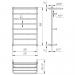 Рушникосушарка MARIO Люксор 800x530/500