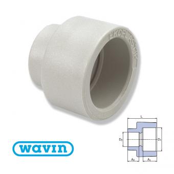 Муфта перехідна EKOPLASTIK WAVIN 32Х20 муфтова