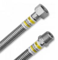 Шланг газовий стальний ecoflex 3/4" ЗВ 100 см