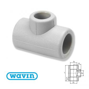 Трійник EKOPLASTIK WAVIN 40х32х40