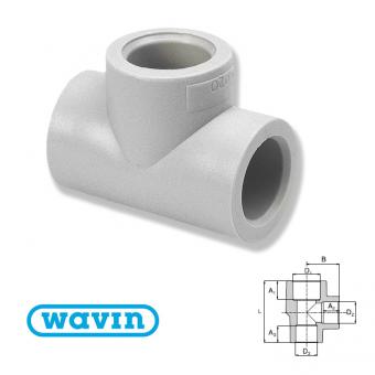 Трійник EKOPLASTIK WAVIN 20