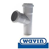 Трійник Wavin 50/50 мм х 67°